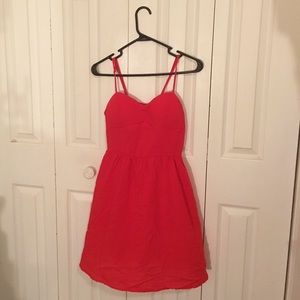 NWOT red sweetheart dress